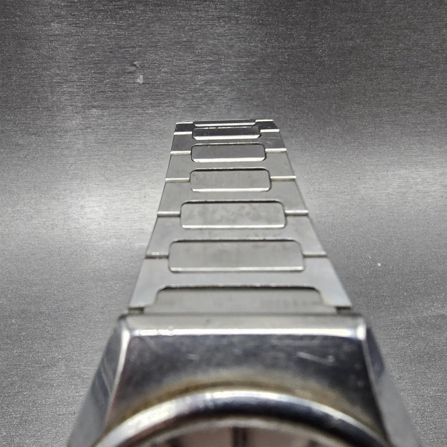 Seiko Watch Men 36mm White Dial Silver Tone Date Round 0842-8070  PARTS5