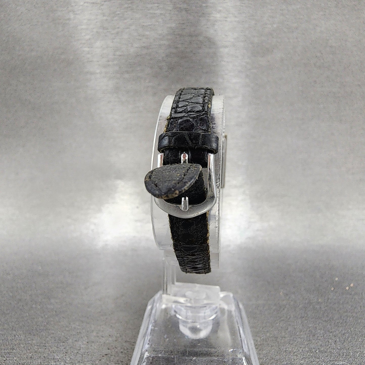 Seiko Tank Watch Women 18mm White Dial Silver Tone 4n215010 New Battery7
