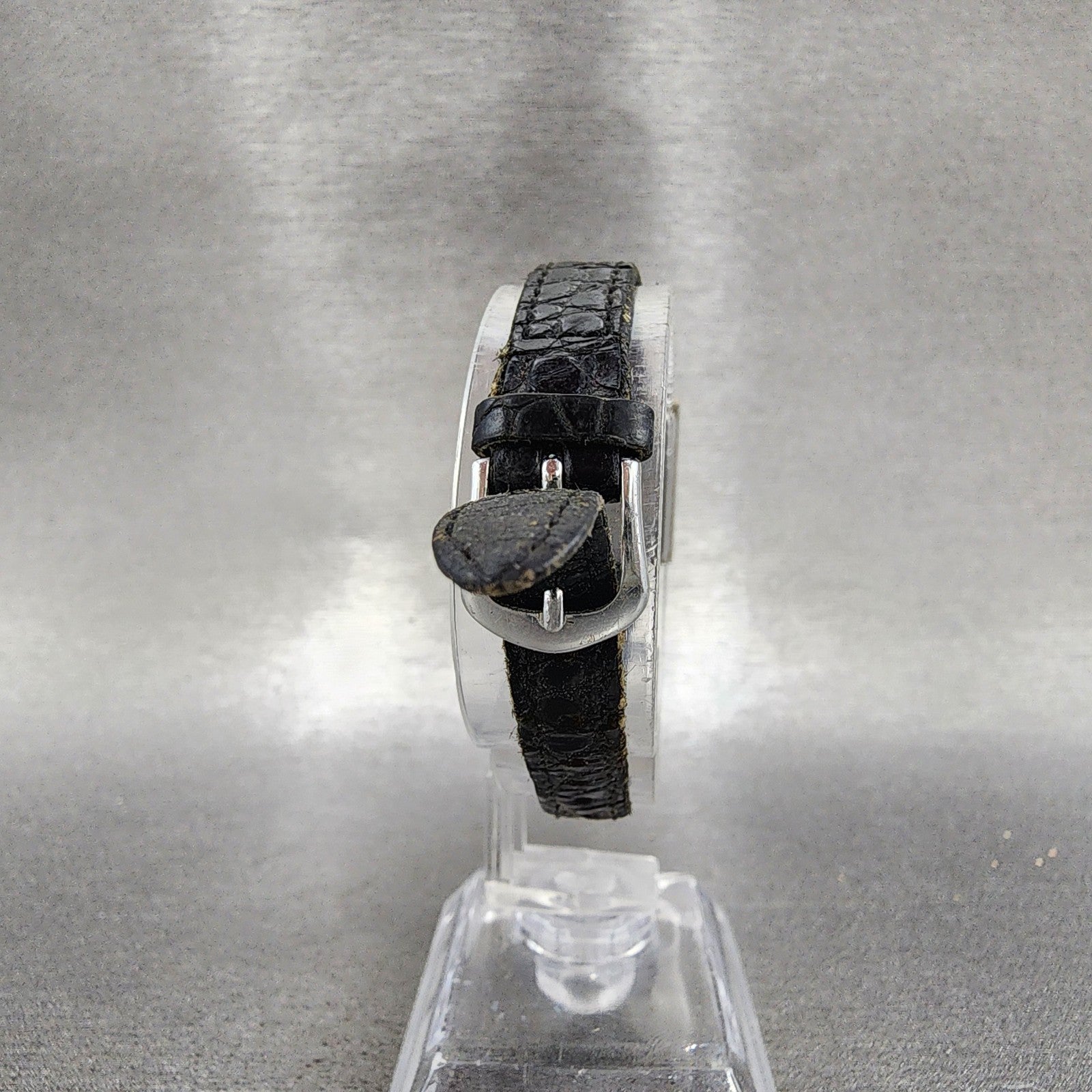 Seiko Tank Watch Women 18mm White Dial Silver Tone 4n215010 New Battery7