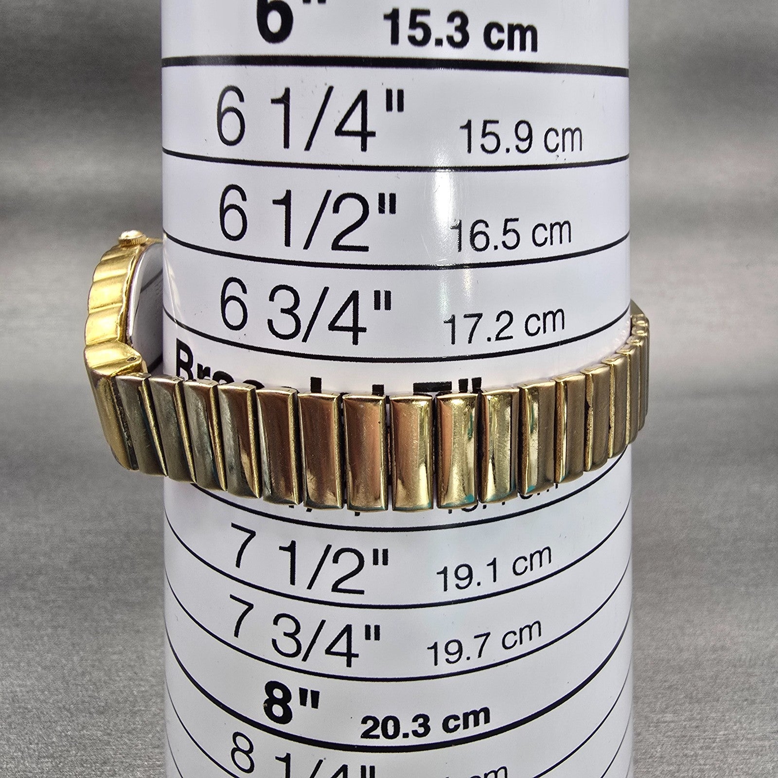 Seiko Watch Women 15mm Gold Dial Gold Tone Asymmetrical 1F20-5059 New Battery9