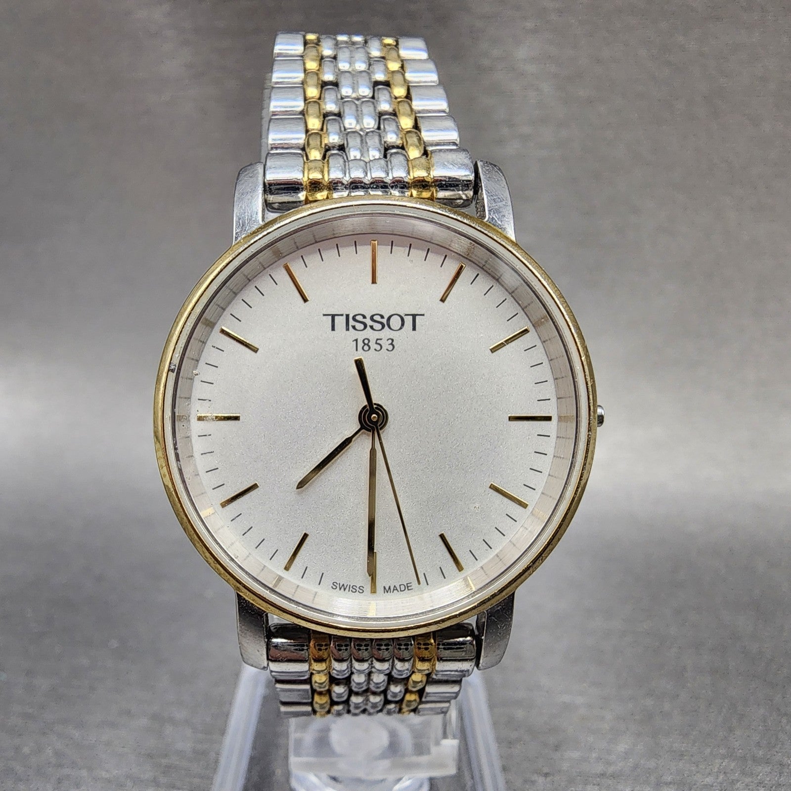 Tissot Everytime Watch Women 30mm White Dial Two Tone T109.410.22.031.00 PARTS0