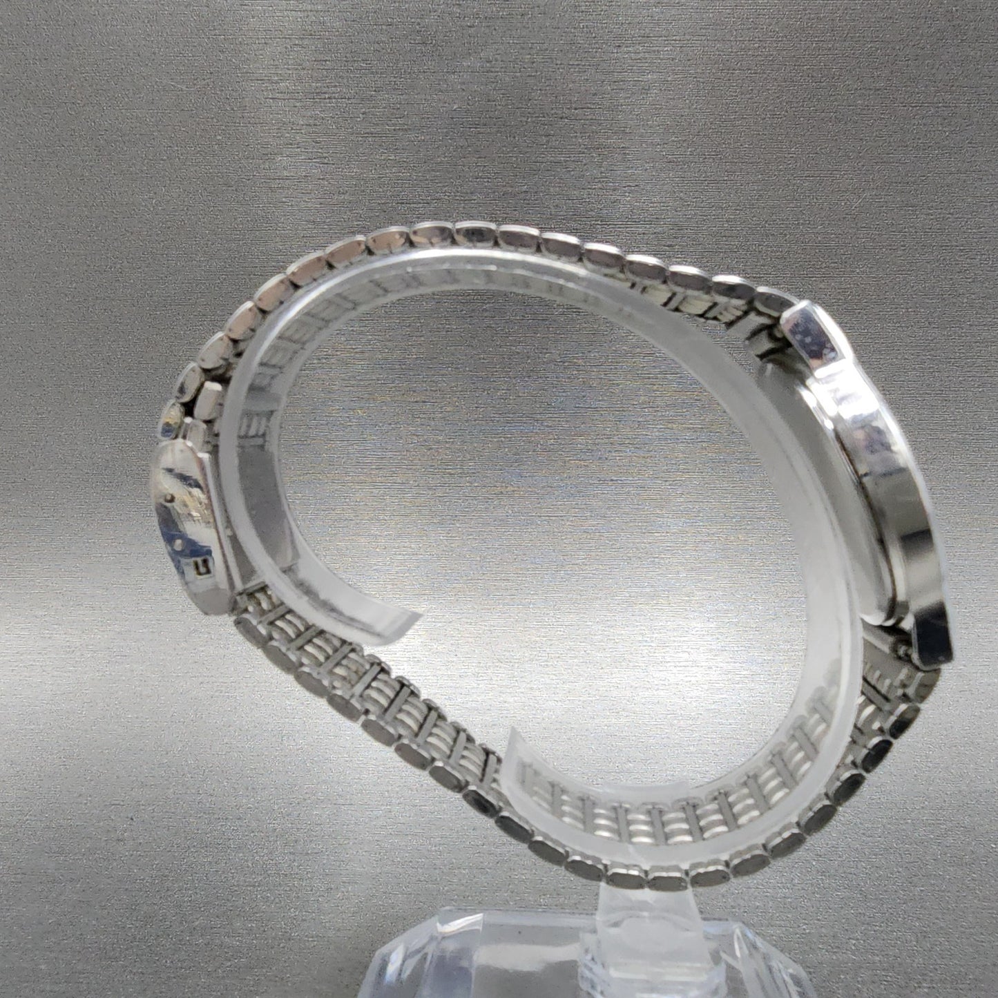 Seiko Watch Men 31mm Silver Dial Silver Tone Round 5p31-6a20 New Battery