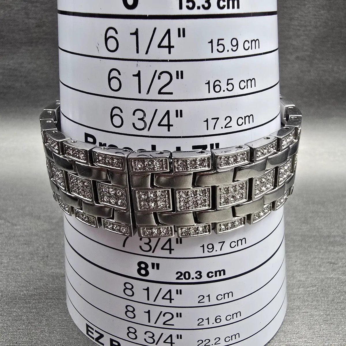 Bulova Watch Men 40mm Silver Dial Silver Tone Daydate Crystal 96C002 New Battery9