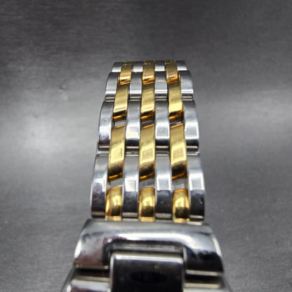 Swiss Army Alliance Tank Watch Women 22mm White Dial Two Tone New Battery4