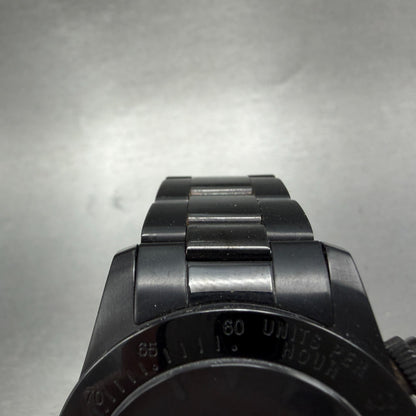 Dolce Segreto Chronograph Watch Men 39mm Black Dial Black Round New Battery4