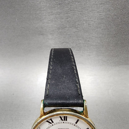 Seiko Watch Women 32mm White Dial Gold Tone Round 41108007 New Battery4