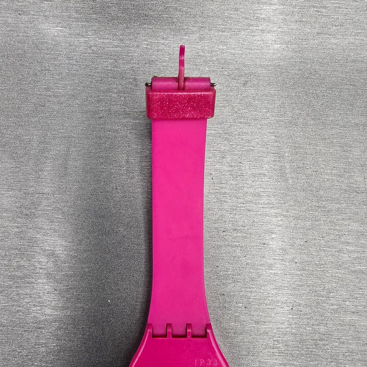 Swatch Deep Pink Watch Men 34mm Pink Dial Pink Tone Round GP139 New Battery READ9