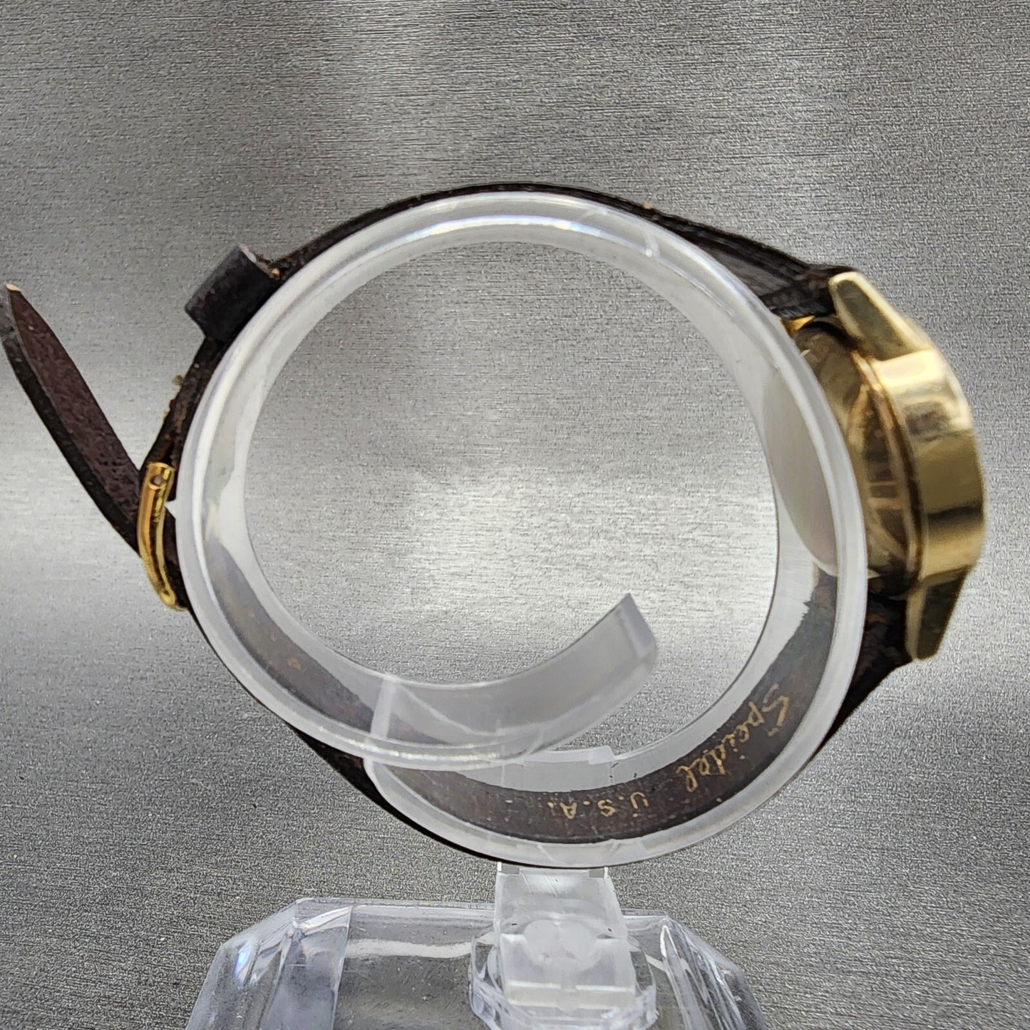Omega De Ville Watch Women 22mm Gold Dial 10K Gold Filled Round 5910051 PARTS9