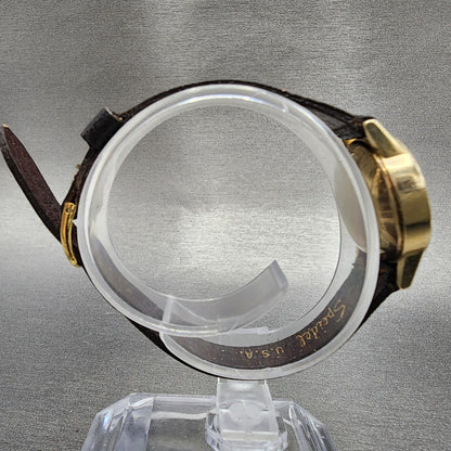 Omega De Ville Watch Women 22mm Gold Dial 10K Gold Filled Round 5910051 PARTS9