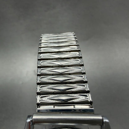 Seiko Alba Watch Men 36mm Silver Dial Silver Tone Date Y142-8160 New Battery VTG4