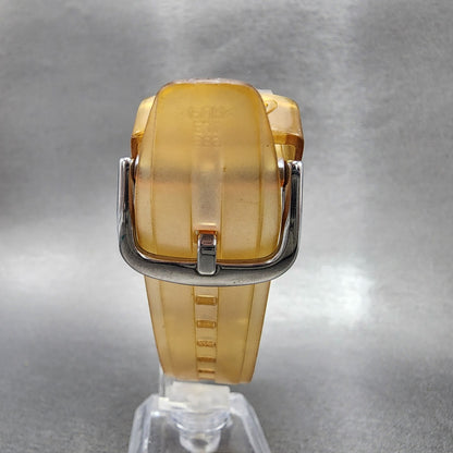 Casio BabyG Watch Women 41mm Analog Digital Clear Pink Tone Round New Battery7