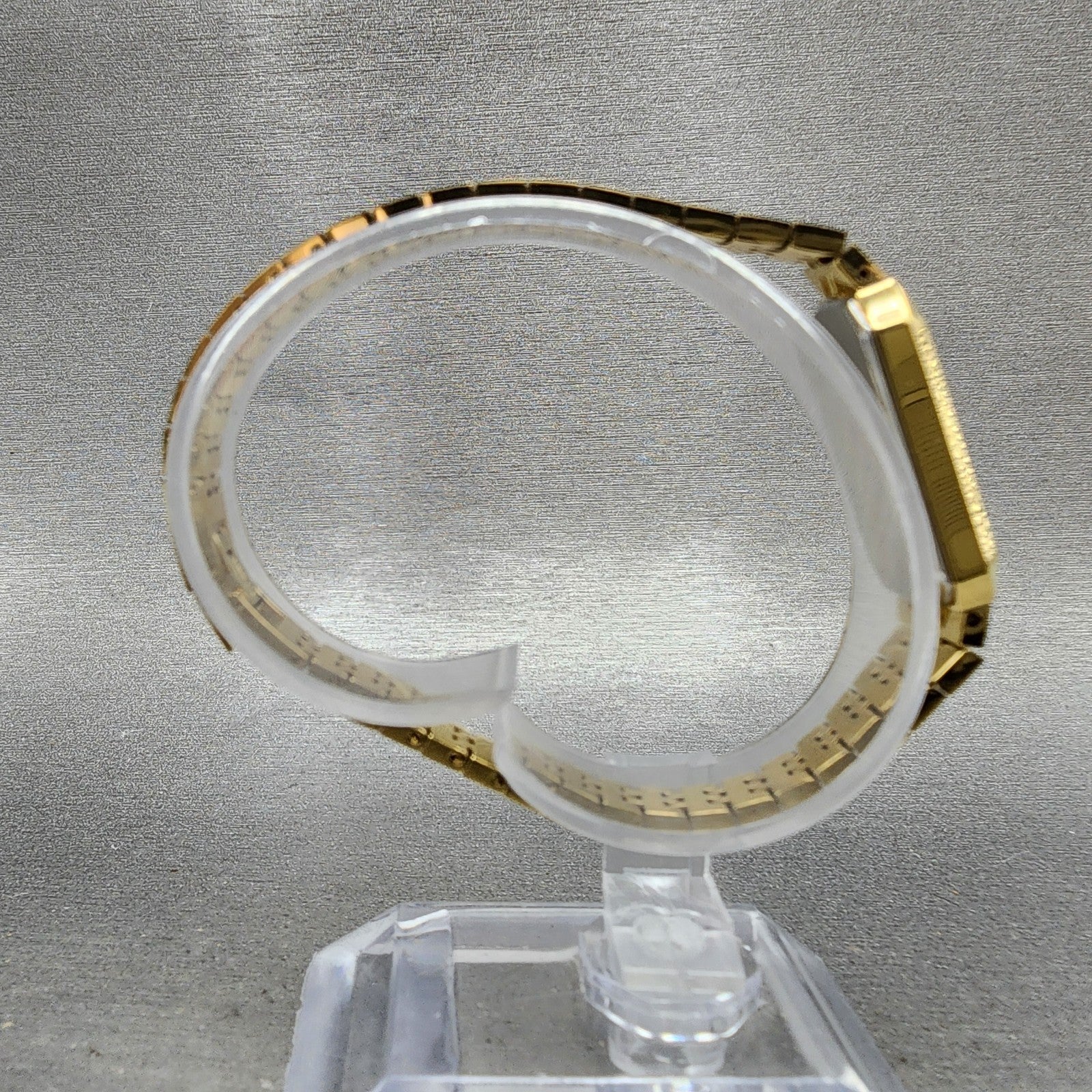 Citizen CQ Tank Watch Women 13mm Champagne Dial Gold Tone Rectangle New Battery8