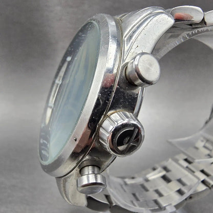Charles Hutton Aristocrat Chronograph Watch Men 44mm Gray Dial Steel Date NewBat2