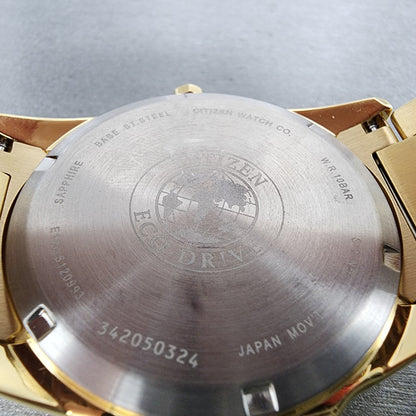 Citizen EcoDrive Corso Watch Men 40mm Silver Dial Gold Tone Date BM749257A9