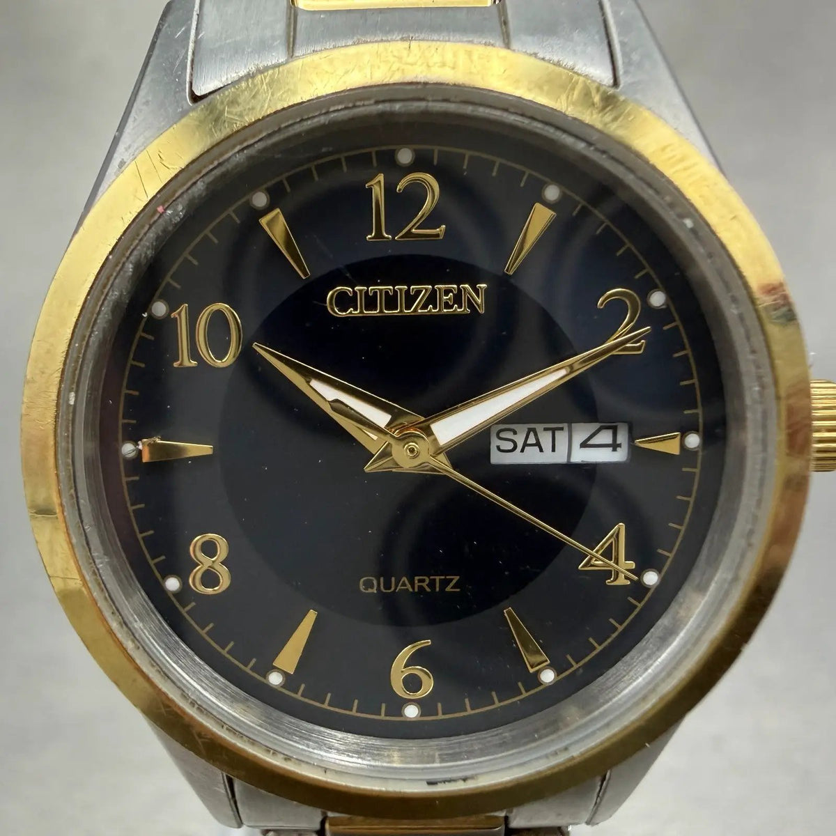 Citizen Watch Women 28mm Blue Dial Two Tone Daydate 1002-S117941 New Battery1