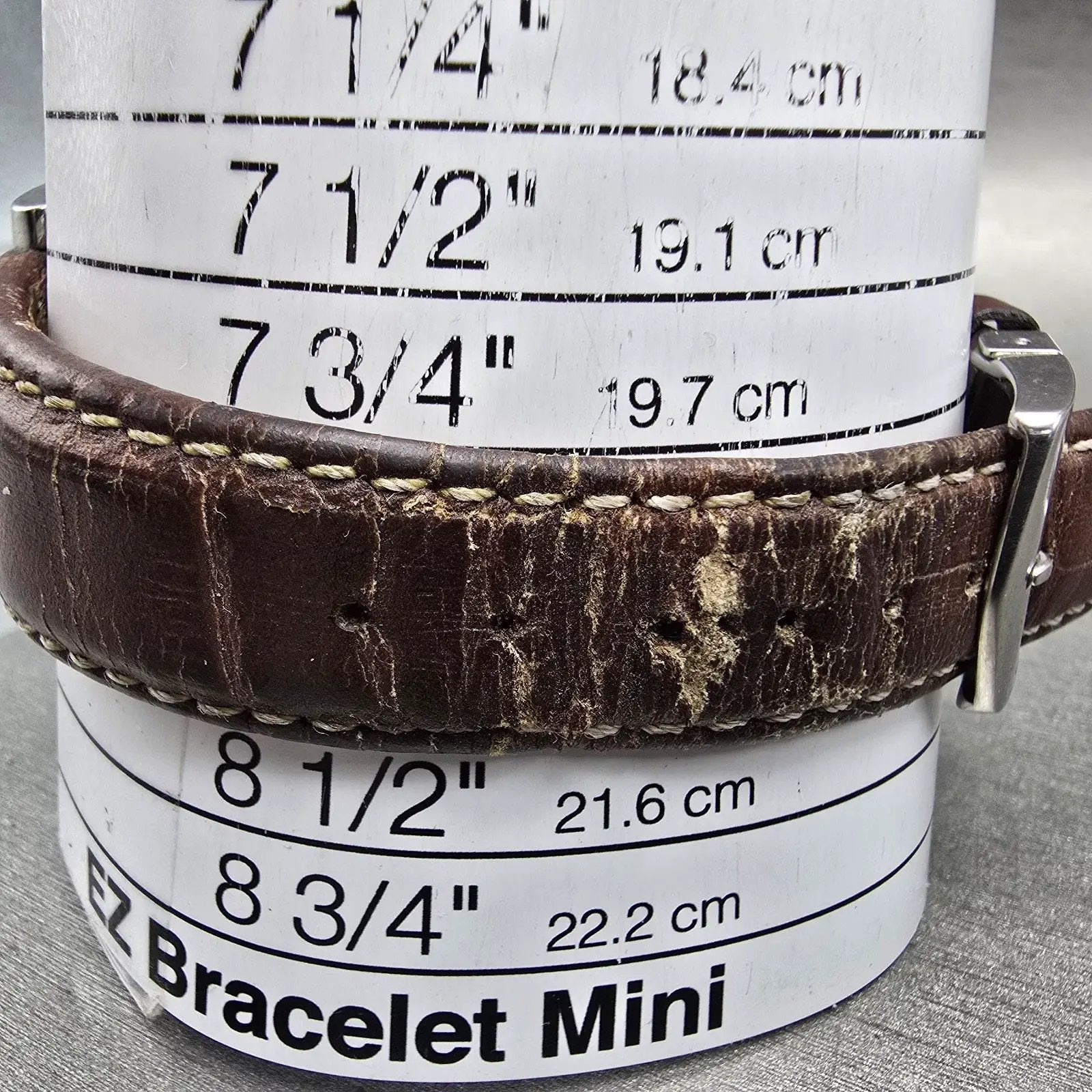 Citizen Eco-Drive Chronograph Watch Men 42mm Brown Dial Steel H500-S049628 Runs12