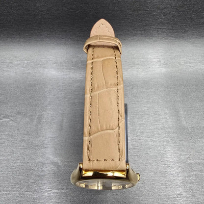 Bulova Caravelle Watch Men 33mm White Dial Gold Tone Round 42A57 New Battery4