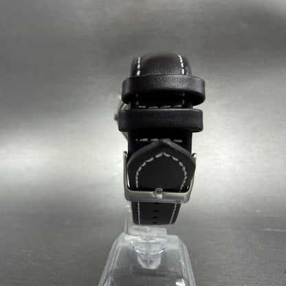 Orient Watch Men 37mm Blue Dial Silver Tone Daydate Round 529605-70 New Battery7