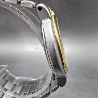 Gruen Watch Unisex 32mm White Dial Two Tone Round 275-561.101 New Battery3