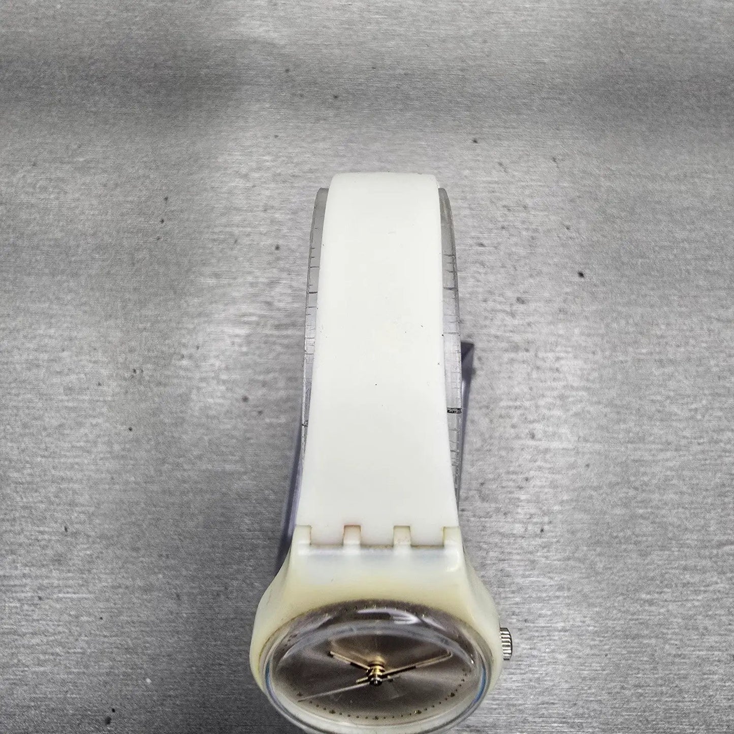 Swatch WHITE MOUSE Watch Women 25mm Silver Dial White Tone LW148 New Battery4