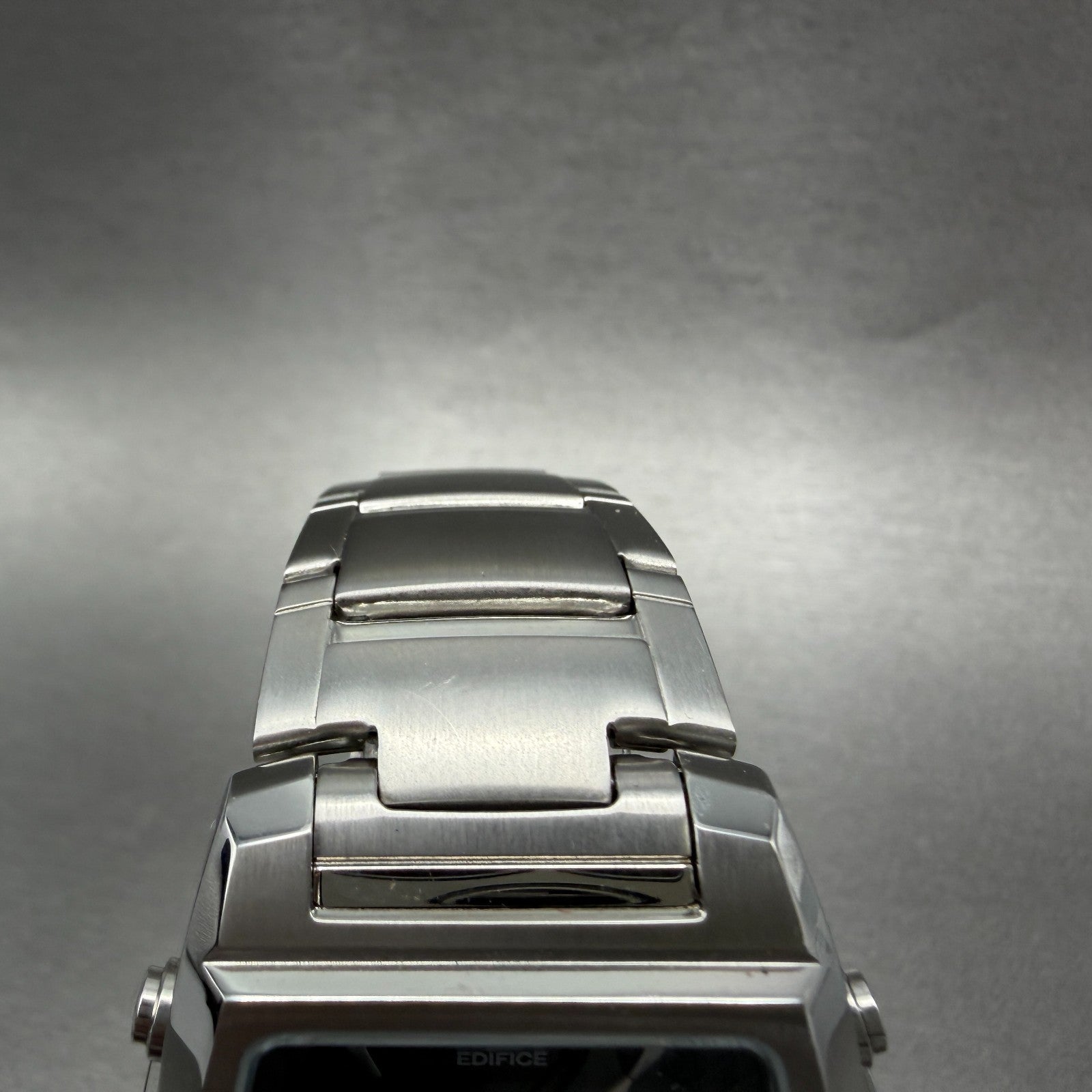 Casio Edifice EFA-120 Watch Men 38mm Analog Digital Steel Rectangle New Battery4