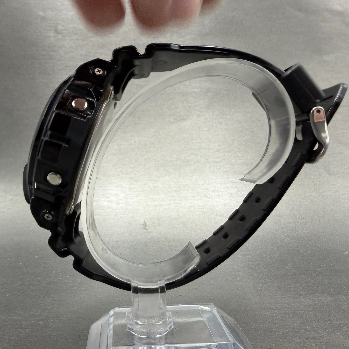 Casio G-Shock DW-6900NB Watch Men 50mm Digital LCD Black Tone Alarm Chrono Works6
