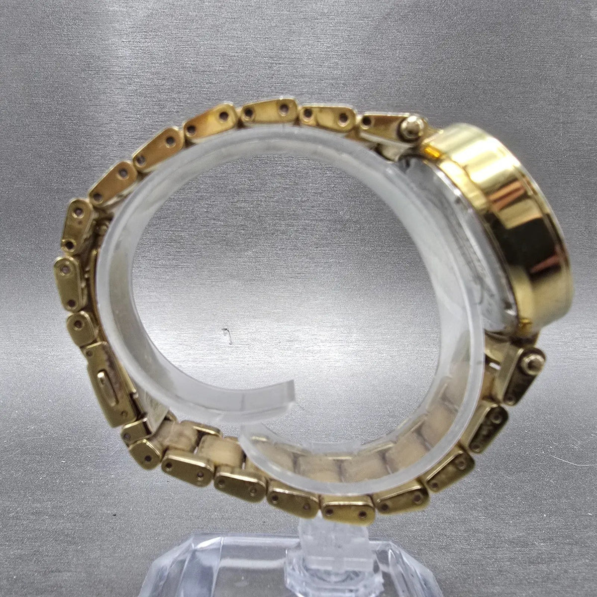 Michael Kors Mini Parker Watch Women 33mm Champange Dial Gold MK-5842 New batt 28