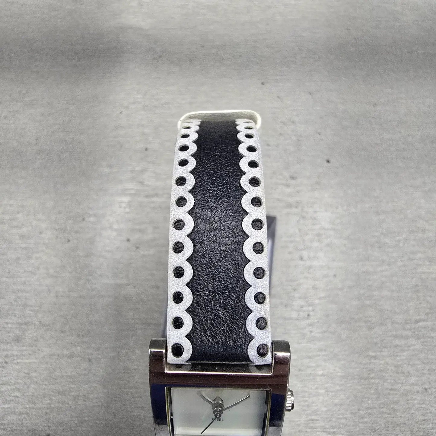 Skagen Watch Women 22mm MOP Dial Silver Tone Rectangle N228SSLBW New Battery4