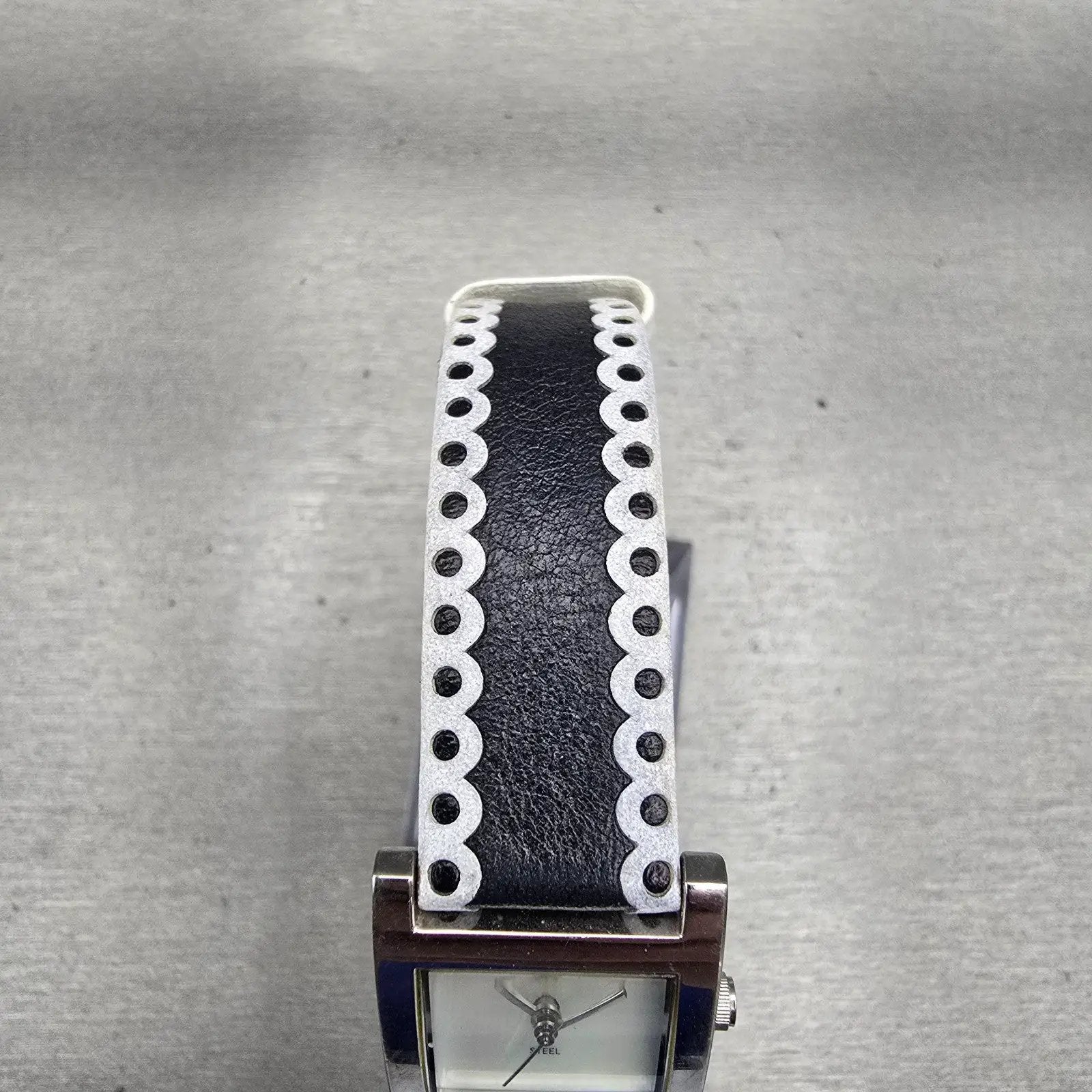 Skagen Watch Women 22mm MOP Dial Silver Tone Rectangle N228SSLBW New Battery4
