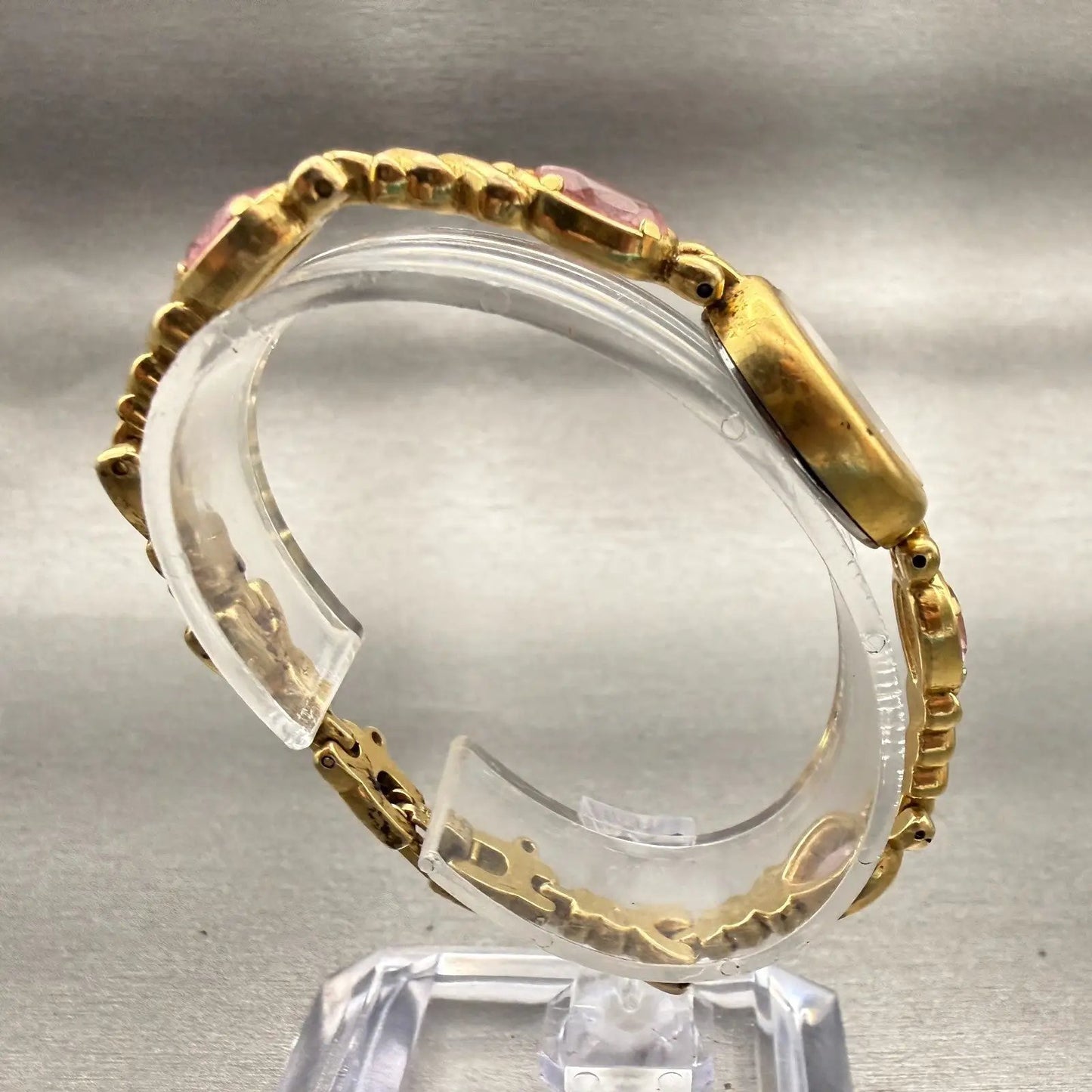 Seiko Alba Watch Women 18mm Cream Dial Gold Tone Oval V400-5150 New Battery VTG8