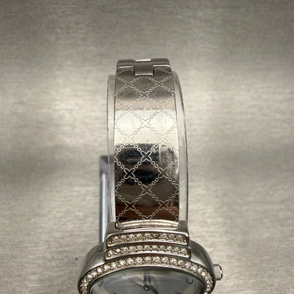 Bulova Watch Women 27mm White Dial Silver Tone Oval 96L002 Crystals New Battery4
