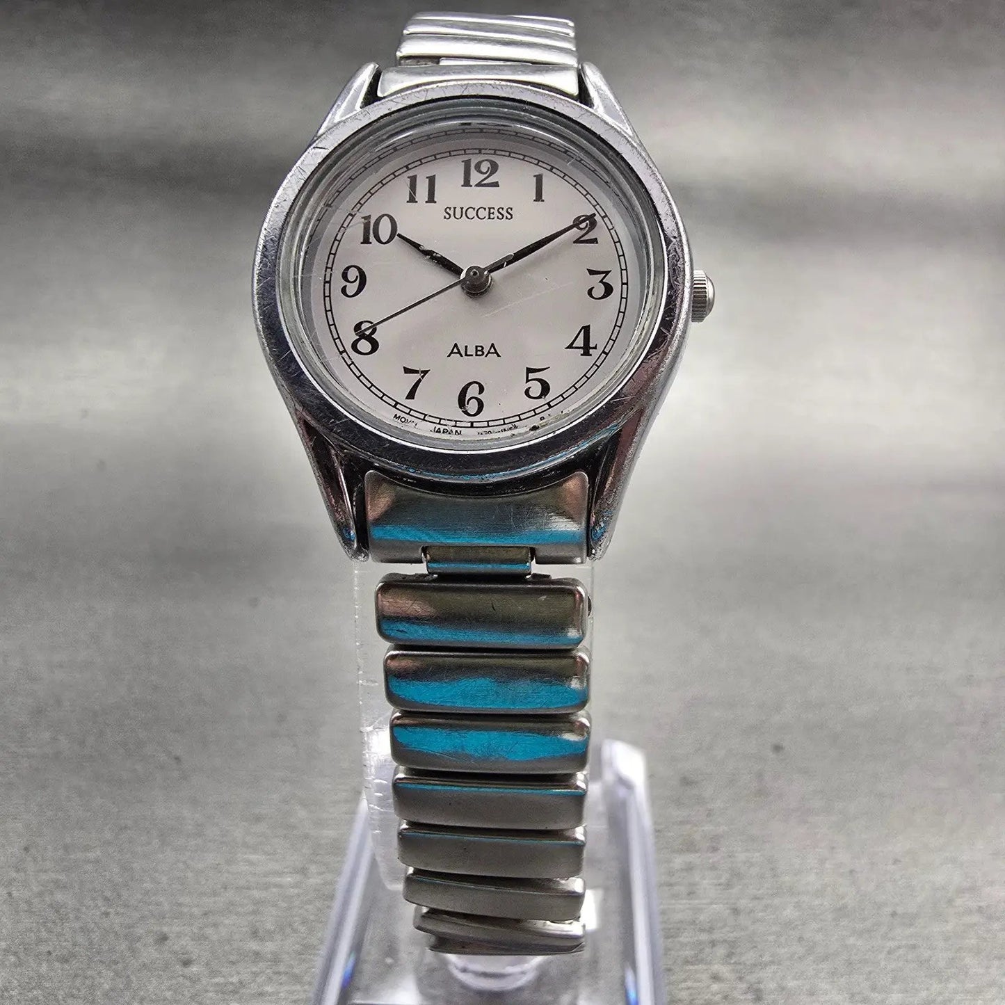 Seiko Alba Success Watch Women 20mm White Dial Silver Tone V701-1L70 New Battery5