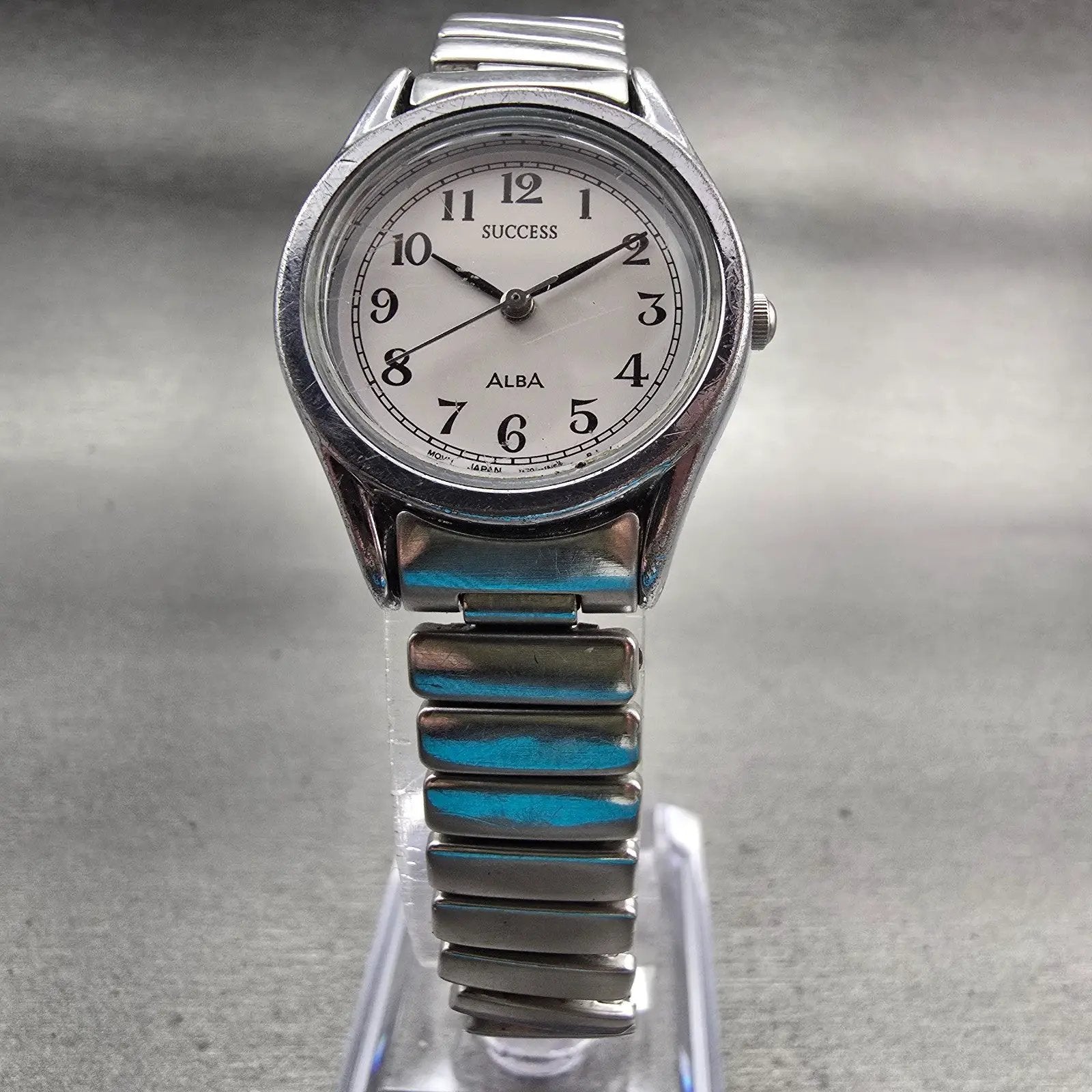 Seiko Alba Success Watch Women 20mm White Dial Silver Tone V701-1L70 New Battery5
