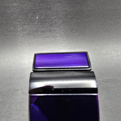 Diesel Watch Men 31mm Black Iridescent Digital Date Rectangle DZ-7110 New Batt5