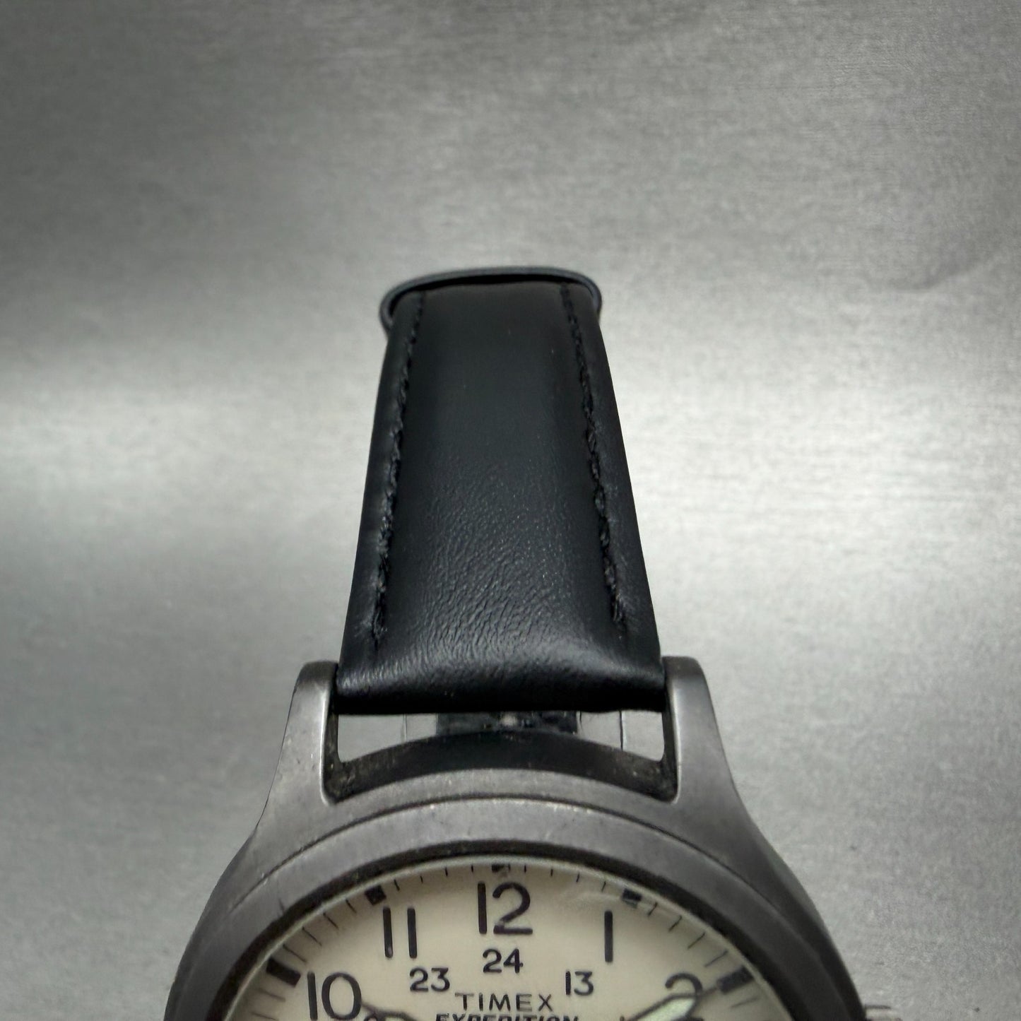 Timex Expedition Scout Watch Men 43mm White Dial Steel Date T49963 New Battery4