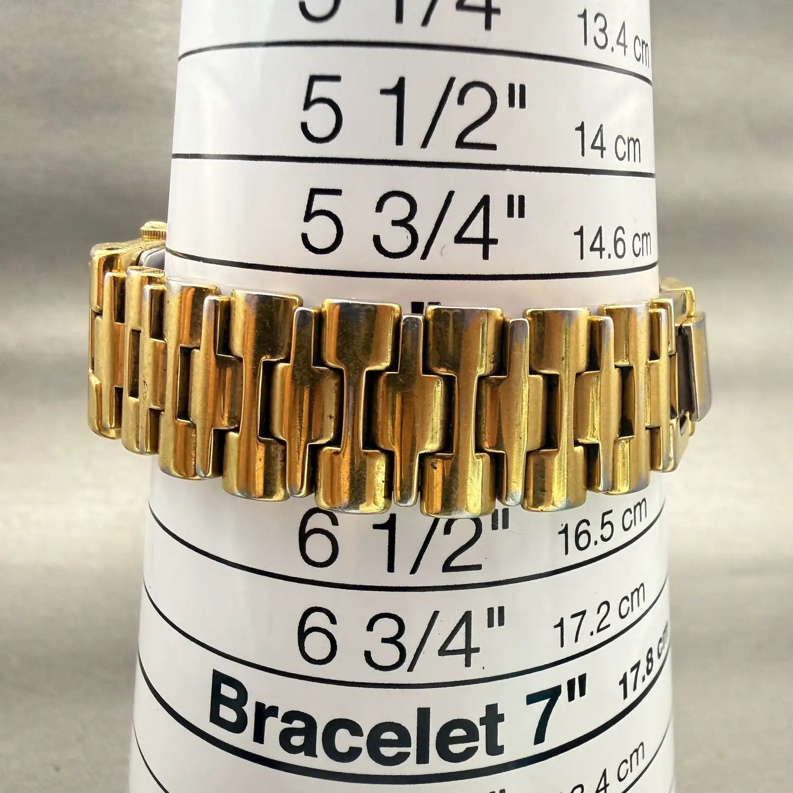 Seiko Watch Women 17mm Gold Dial Gold Tone Rectangle 2P20-5E60 New Battery VTG9