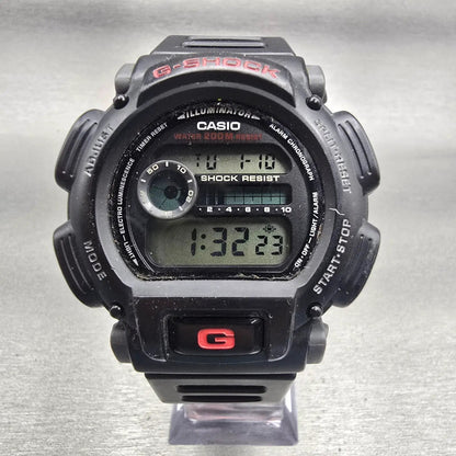Casio G-Shock DW-9000 Watch Men 47mm Black Dial Black Tone Alarm Chrono New Batt0
