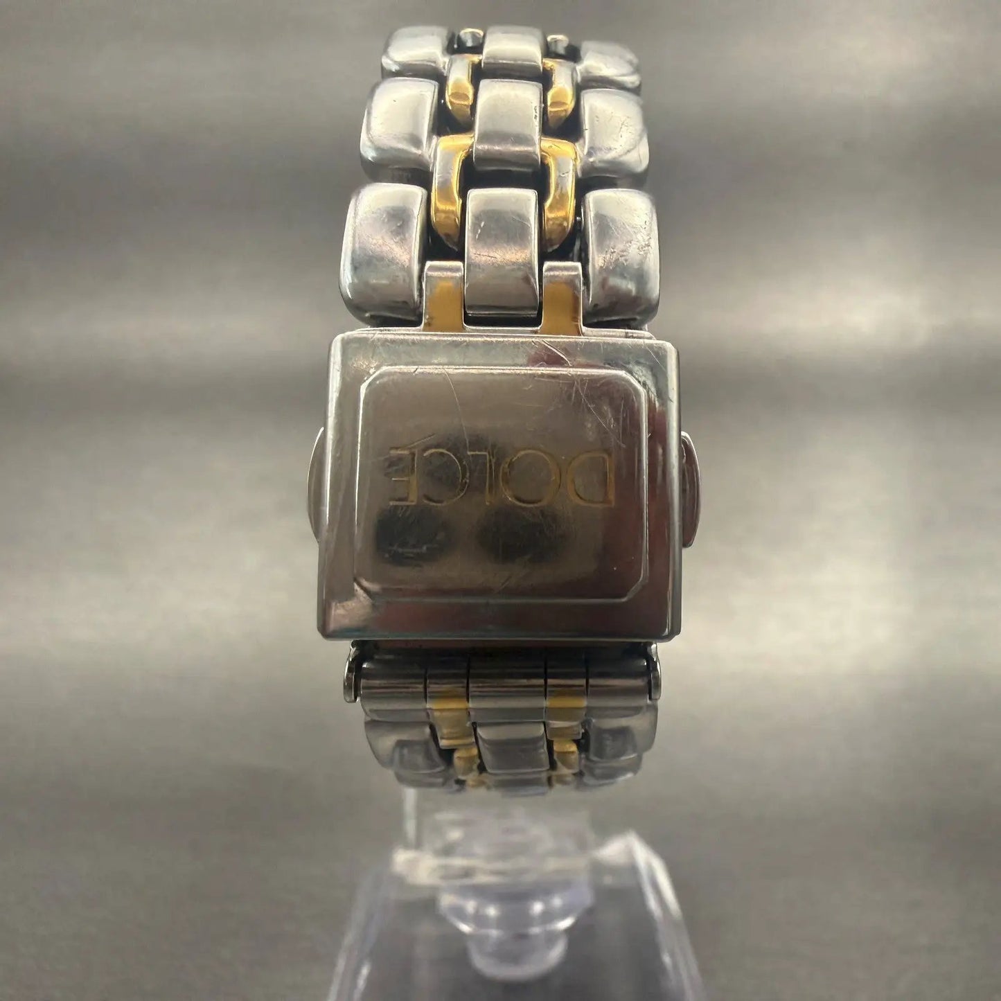 Seiko Dolce Watch Men 33mm Champagne Dial Two Tone Round 5E31-6010 New Battery7