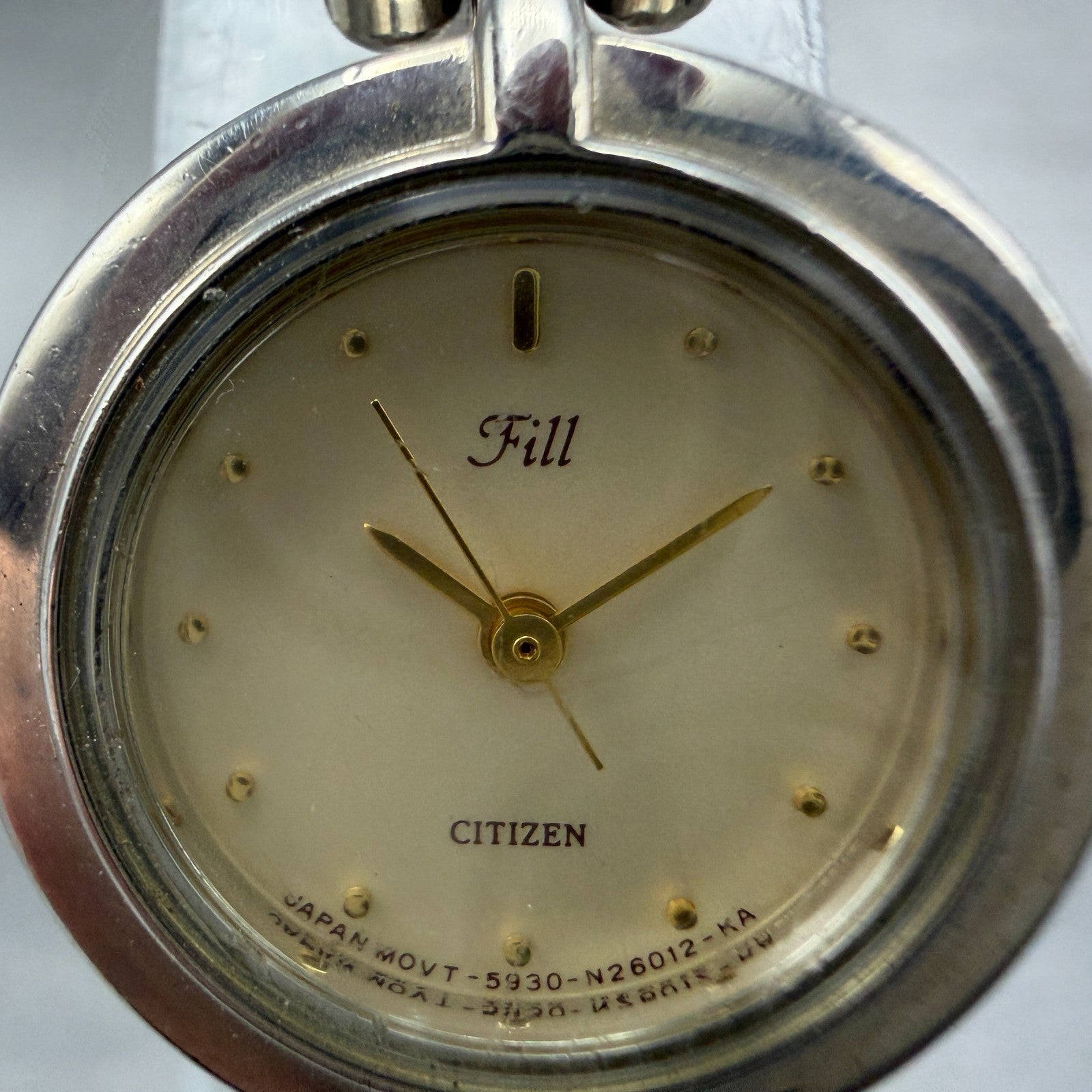 Citizen Fill Watch Women 21mm Champagne Dial Two Tone Heart 5930-S44486 New Batt1