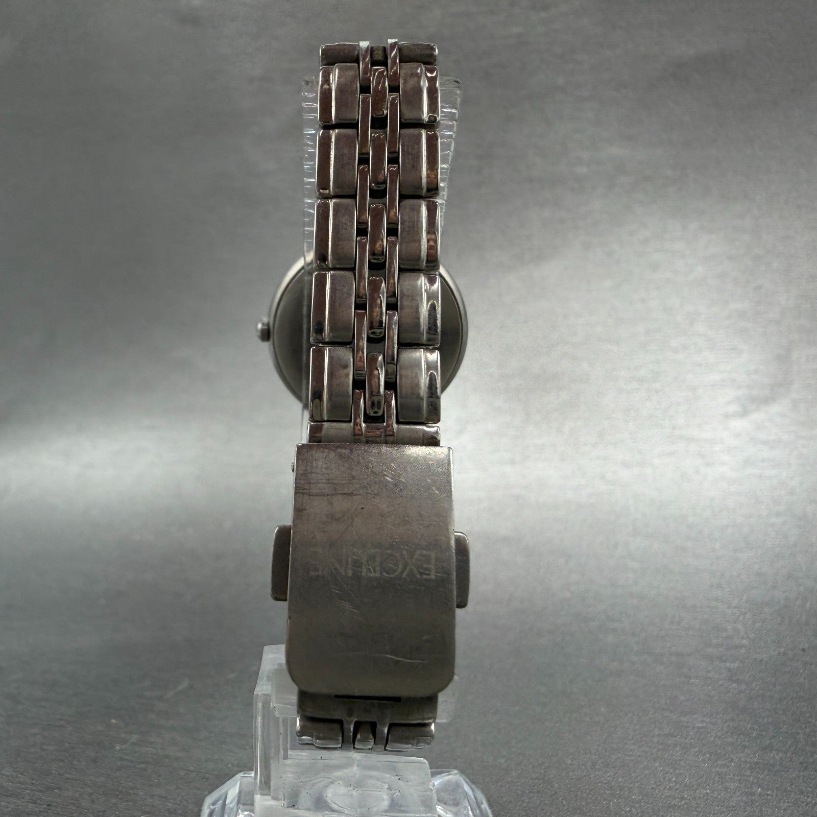 Seiko Exceline Watch Women 24mm Silver Dial Titanium Round 4J41-0070 New Battery7