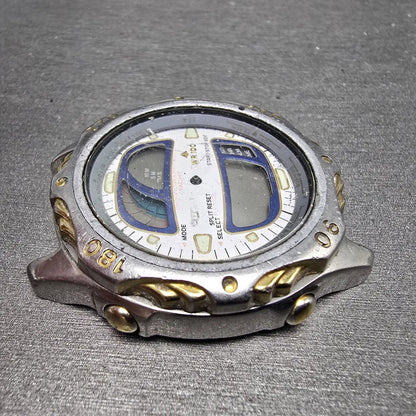 Citizen Yachtmaster C211 Watch Men 42mm Two Tone Alarm Chronograph Ana Digi PART4