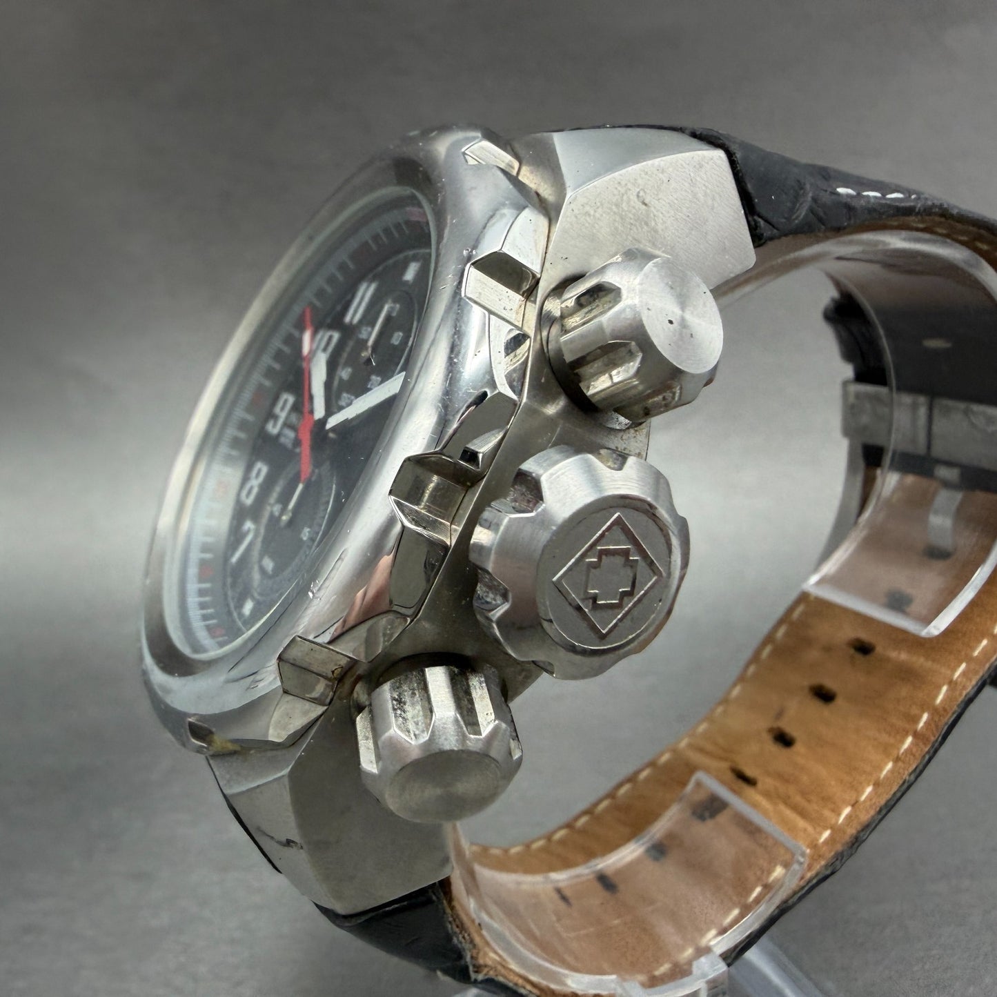 Invicta Pro Diver Chronograph Watch Men 52mm Gray Dial Steel Date 15068 Newbat2