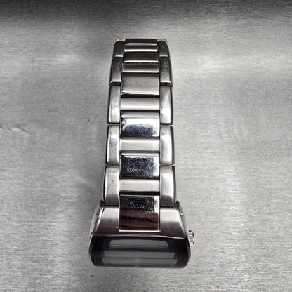 Fossil Arkitekt Tank Watch Men 32mm Blue Dial Silver Date FS-2931 New Battery4
