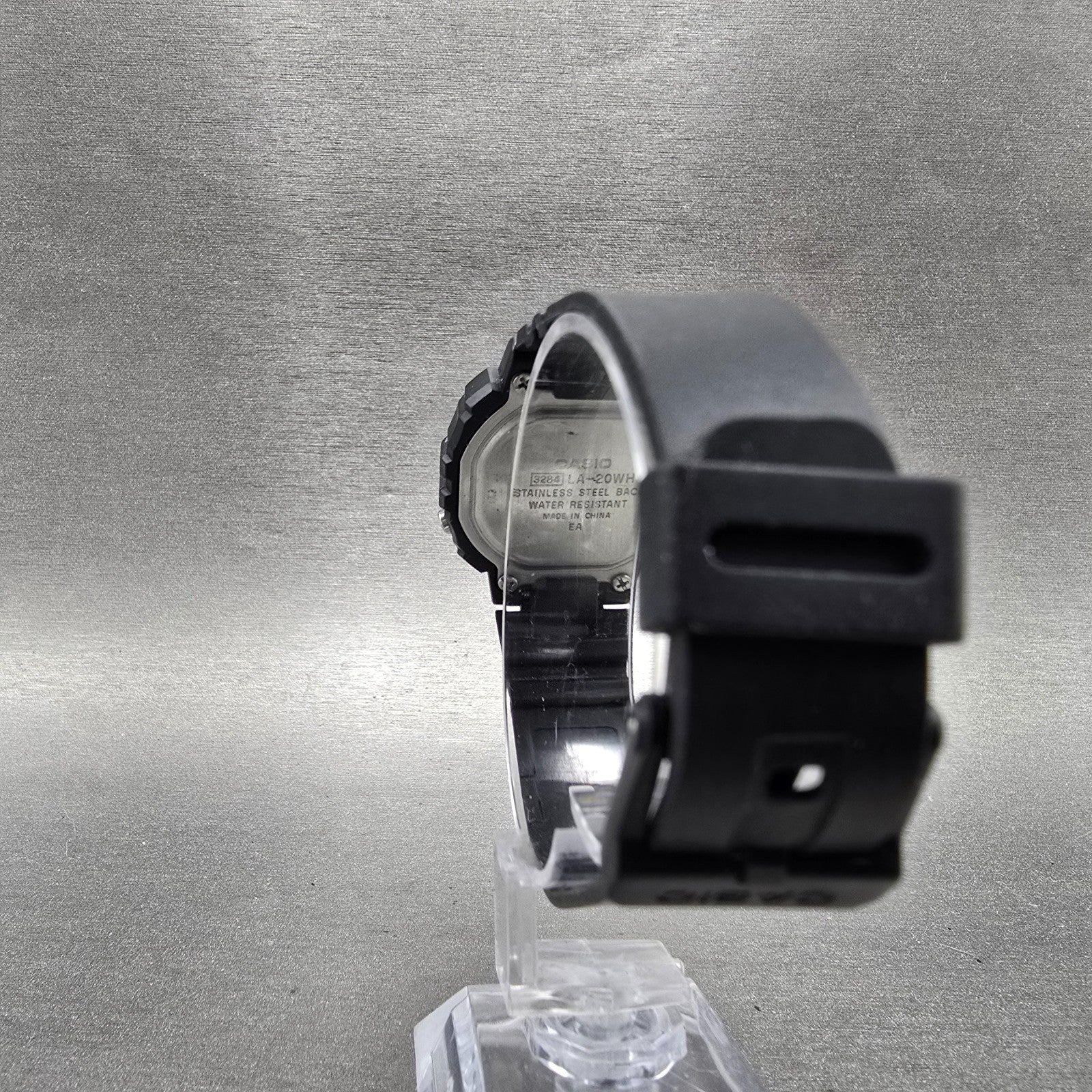Casio LA-20WH Illuminator Watch Women 30mm Black Alarm Chronograph New Battery6