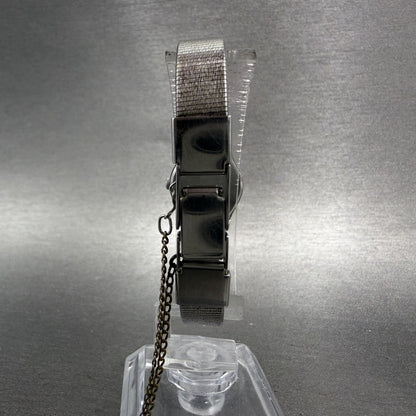 Seiko Watch Women 18mm Silver Dial Silver Tone Round 2C20-0020 New Battery6