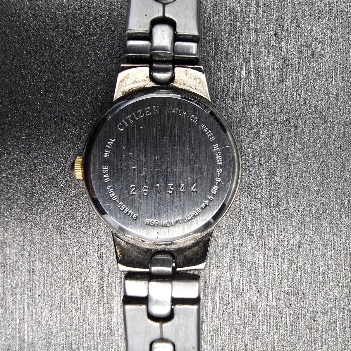 Citizen Watch Women 21mm Silver Dial Two Tone Round 5930-S99116 New Battery JP10