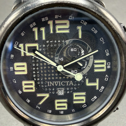 Invicta Russian Diver GMT Watch Men 52mm Black Dial Black Tone Date 5861 New Bat1