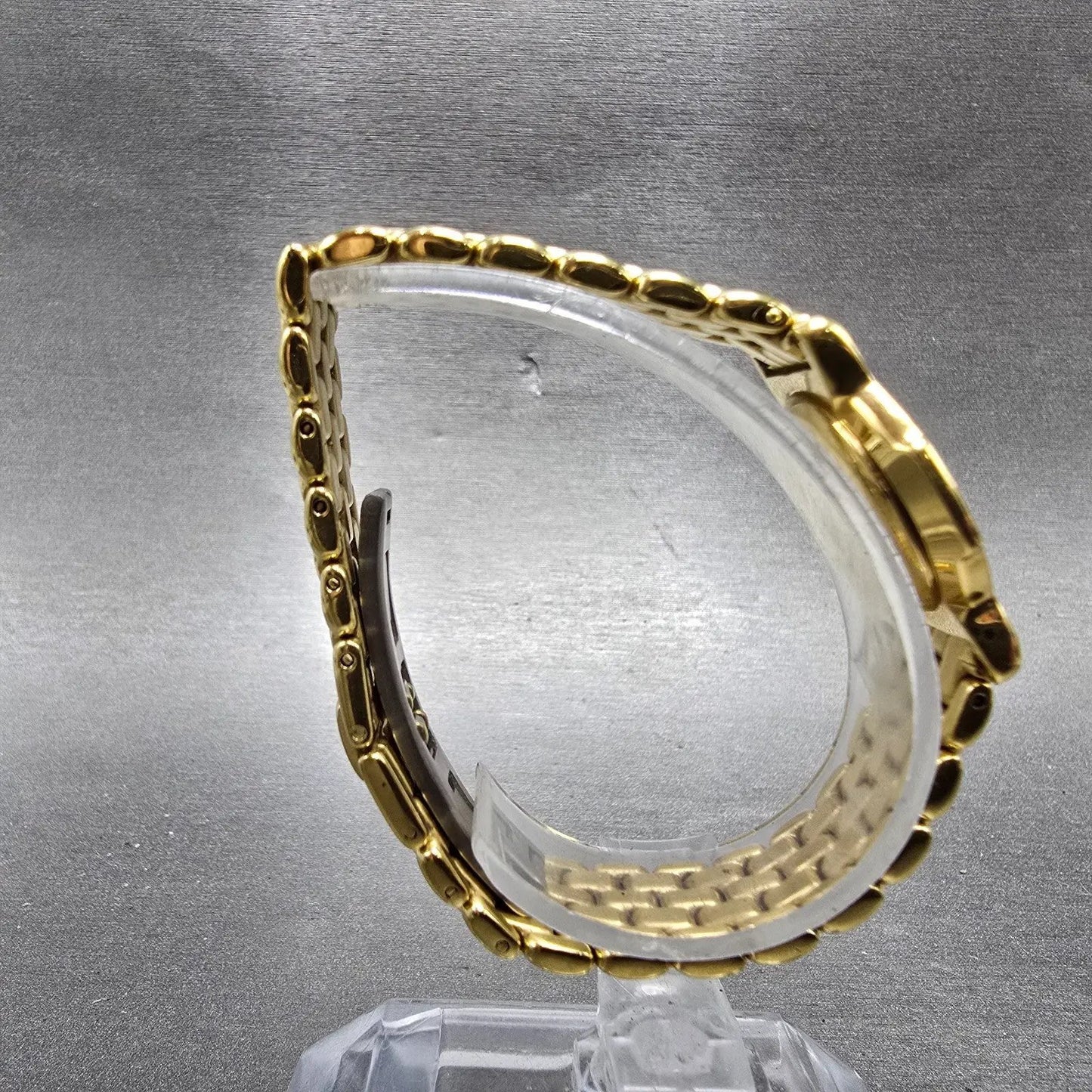 Gucci 3400L Case And Bracelet 23mm Gold Plated Round Vintage8