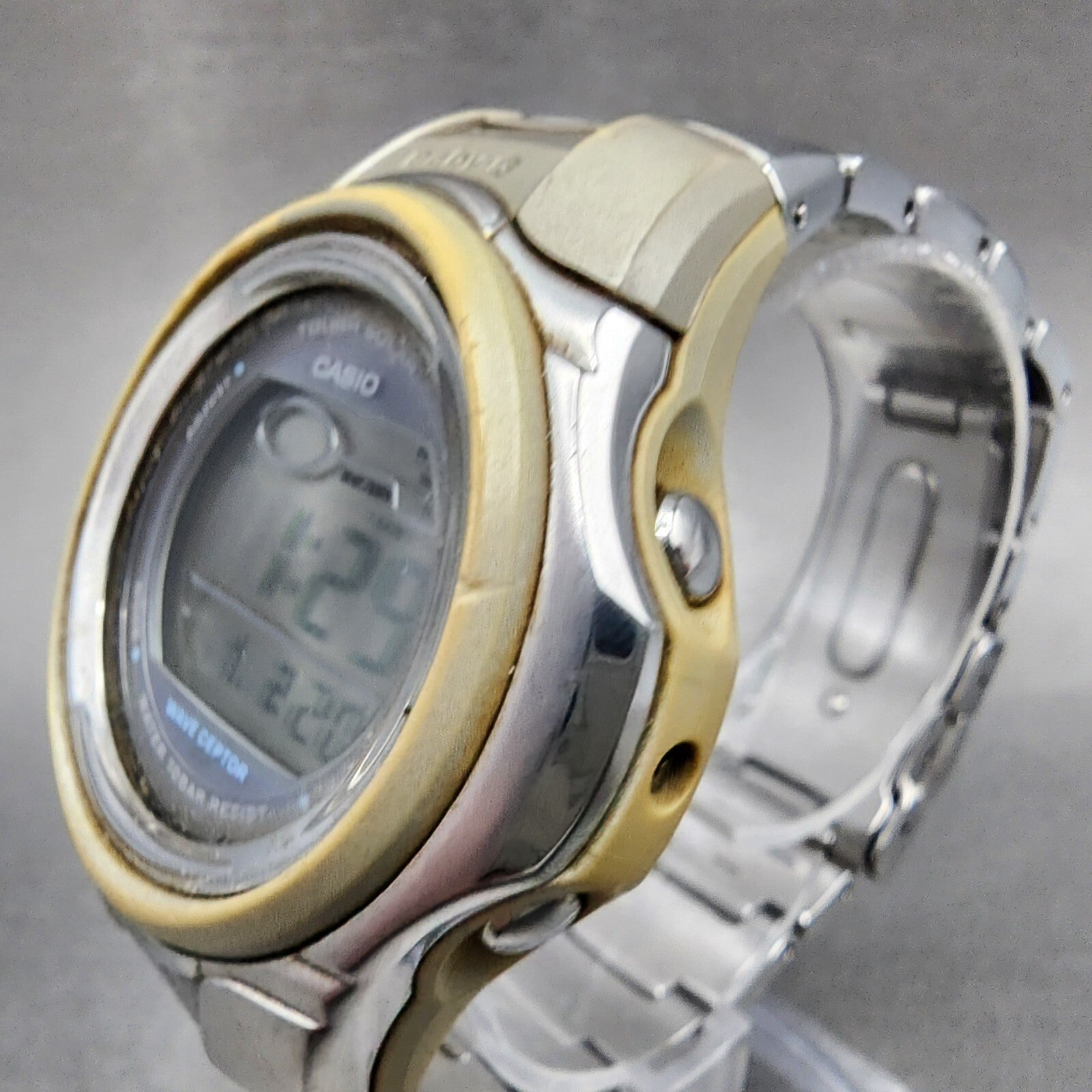 Casio BabyG MSG900D Watch Women 42mm Digital Silver Tone Alarm Chrono Solar2
