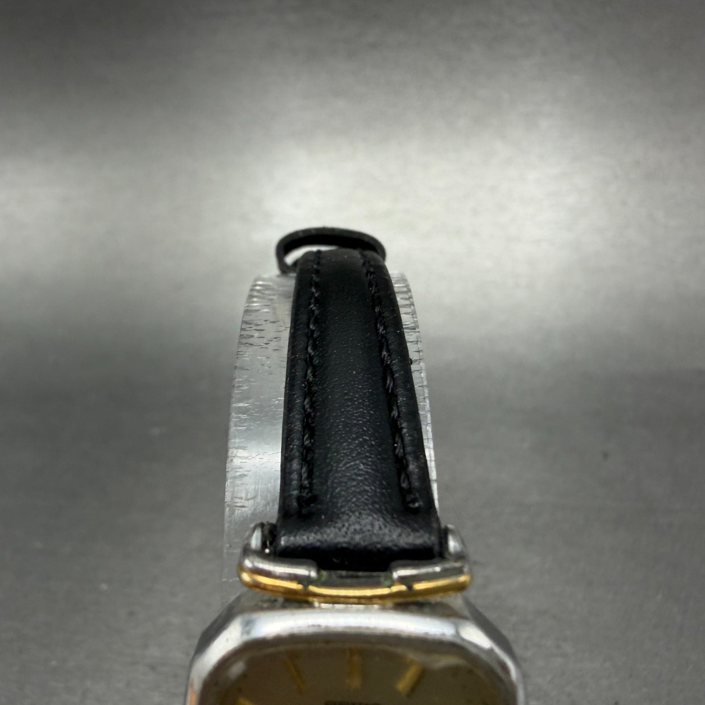 Seiko Watch Women 21mm Champagne Dial Two Tone Rectangle 1421-5400 New Battery4